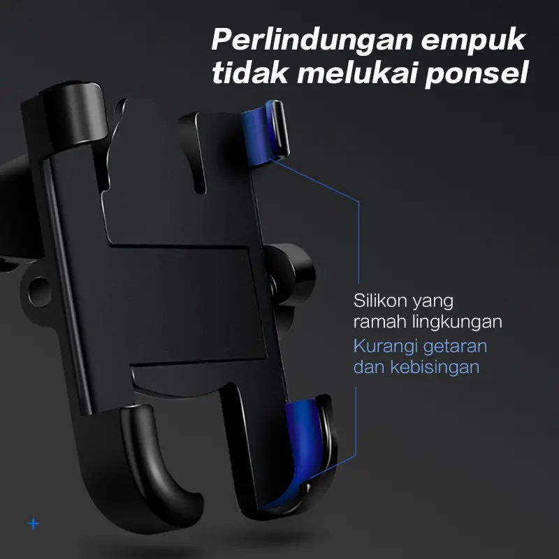 Holder hp spion BESI penahan ponsel penyangga pencagak pegangan stand handphone di motor original kuat aman anti slip mudah di gunakan NB20 5