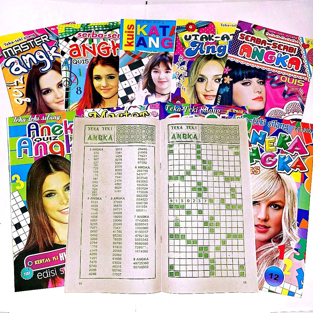 COD Paket 10 Pcs TTS Teka Teki Silang ANGKA dan HURUF Termurah Terlaris Games