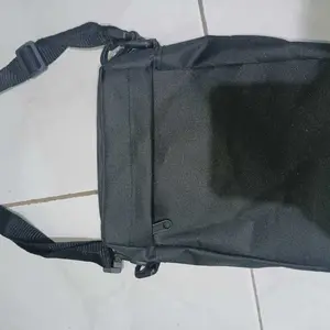 Tas Selempang Slingbag Pria FASHION Hitam, Bahan CORDURA kanvas