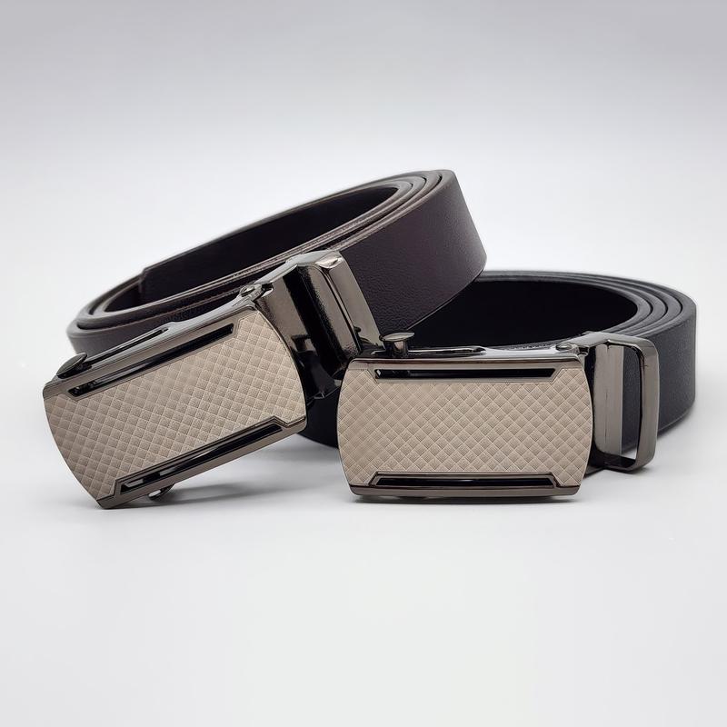  Thắt lưng bé bản 2.3cm DHM-485 | Đầu khoá con lăn thủng màu xám thanh lịch | Bảo hành 12 tháng 