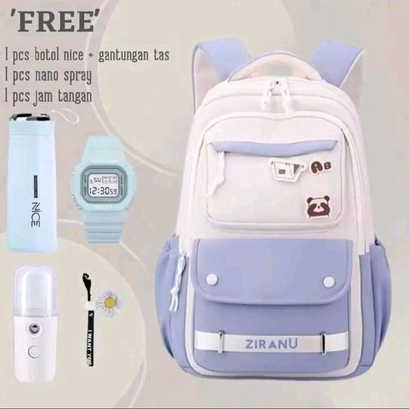 Ransel Anak Sekolah Smp Kualitas Tahan Air Banyak Bonus Cocok Untuk Sekolah Bisa COD Perempuan Backpack Wanita 3