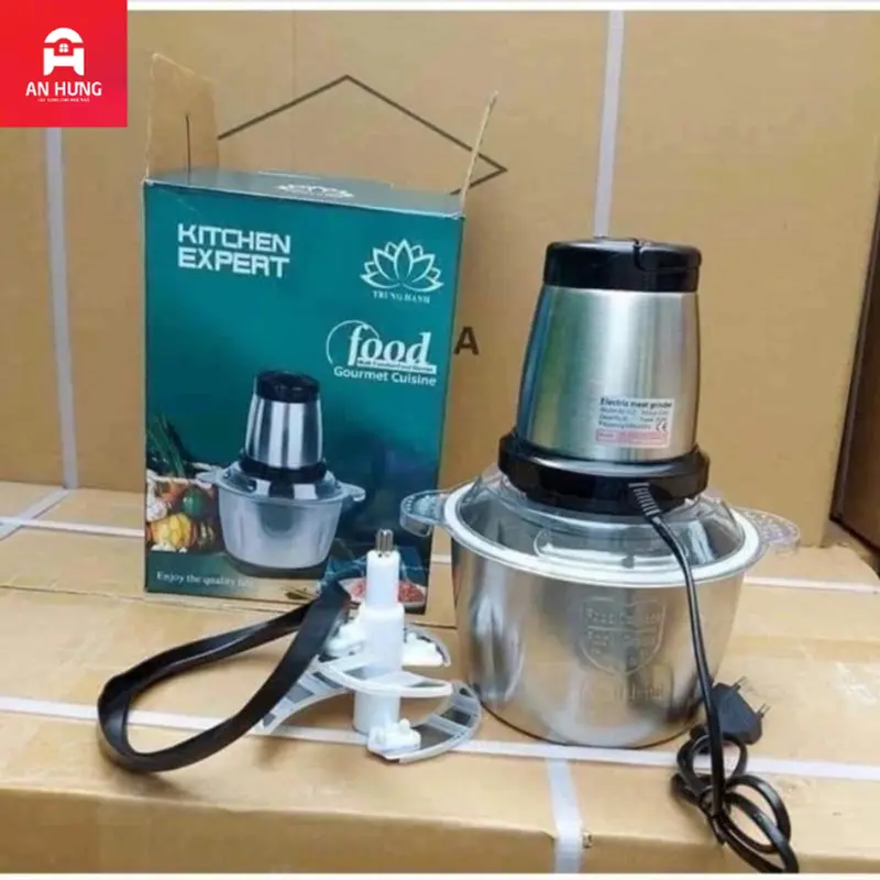Máy Xay Đa Năng Kitchen Expert Inox 4 lưỡi dung tích 2L , công xuất cao Xay Sinh Tố , Xay Thịt ... 0