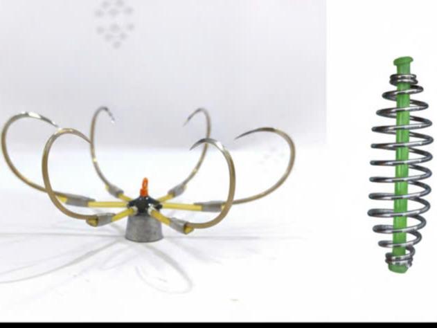  Lưỡi câu lục dáng xoài không han rỉ tặng kèm 1 lò xo 