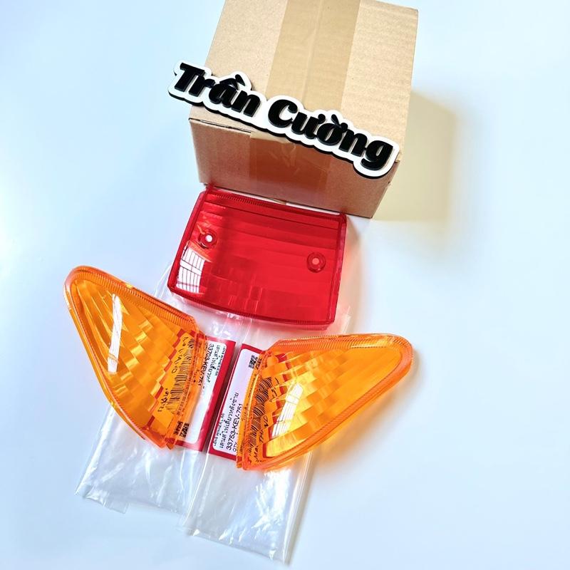 Bộ chụp lái wave thái 110 3 miếng lái đỏ thái lan full thái phụ tùng