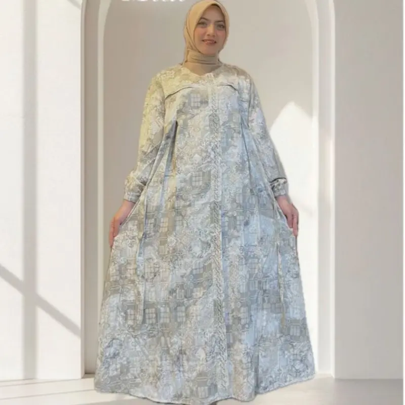 MIDI DRESS JUMBO M L XL XXL LD 100 110 120 130 BUSUI RESLETING DEPAN MOTIF TETA MIDI KEKINIAN MODERN TERBARU 2025 BAHAN PREMIUM COTTON RAYON ADEM TEBAL MOTIF MEWAH DEWASA IBU IBU LEBARAN 2025 BAYAR DI TEMPAT 2