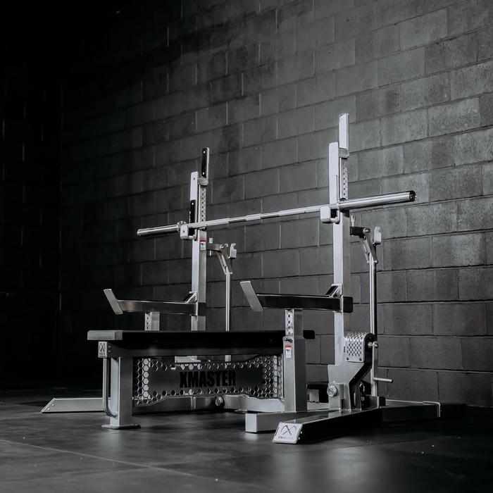 Promo XMASTER Stainless Steel Anti Karat Squat Combo Rack IPF Standard ...