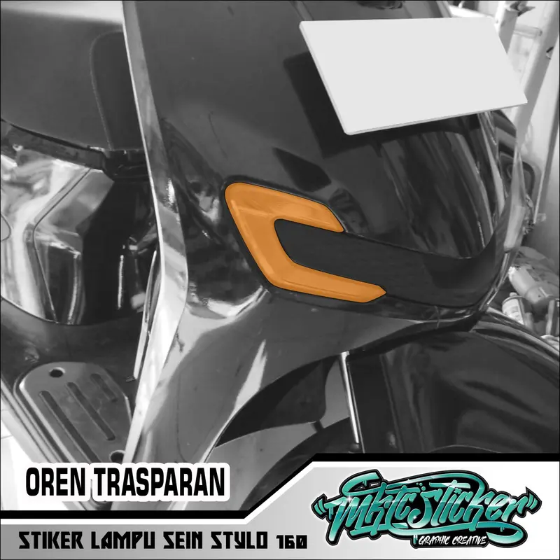 STIKER LAMPU SEIN DEPAN HONDA STYLO 160 TERSEDIA BERBAGAI MACAM WARNA 7