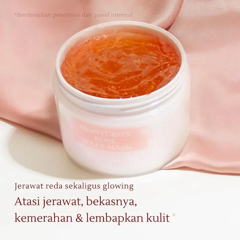 [SPECIAL LIVE] EILEEN GRACE - Moisturize Rose Jelly Mask 300 ml | Masker / skincare jerawat I Kulit kering sensitif | Bekas jerawat | Kemerahan | Bruntusan | Bopeng 6