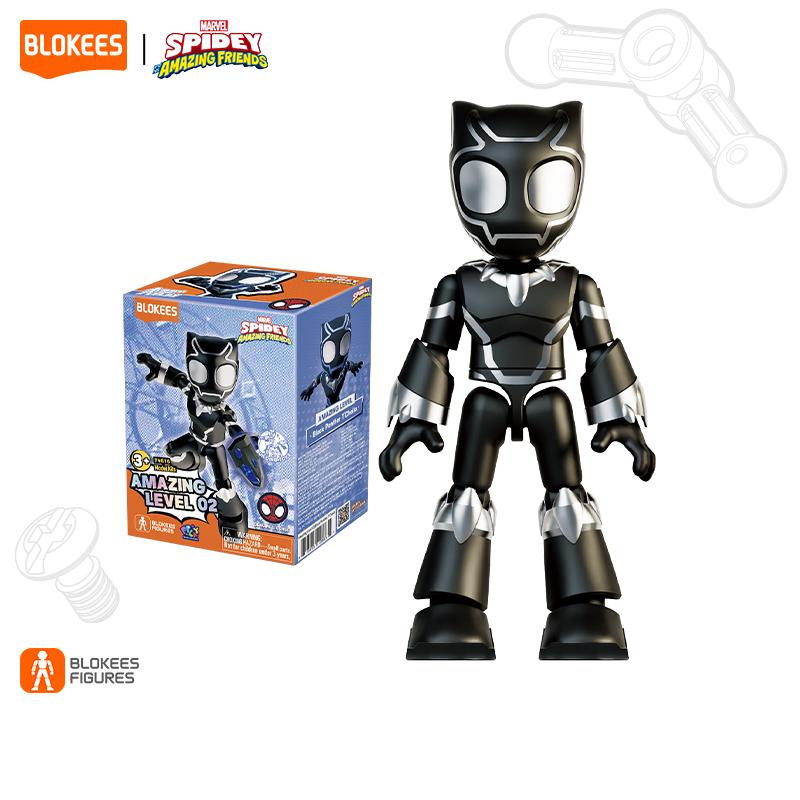 Mainan Blokees Figures-Spider Man AL02, Lisensi Asli, Black Panther - T'Challa, Hulk Toys spiderman robot action 0