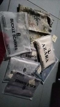 Product Review of Hijab Buckle Scarves Pouch ( ISI 5 ) Segiempat Motif Printing Voal Muslim Kerudung from l**0 0