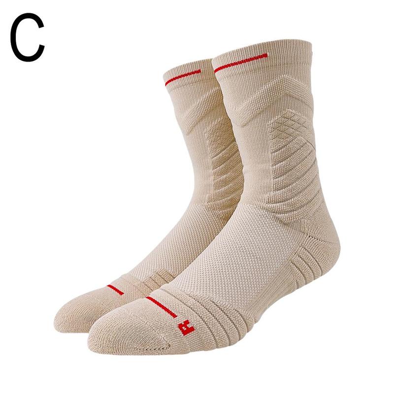 Product Introduction of Basketball Socks Professional Sports Socks Moisture Sports Towel Socks Men Mid-Tube Breathable V0G7 28