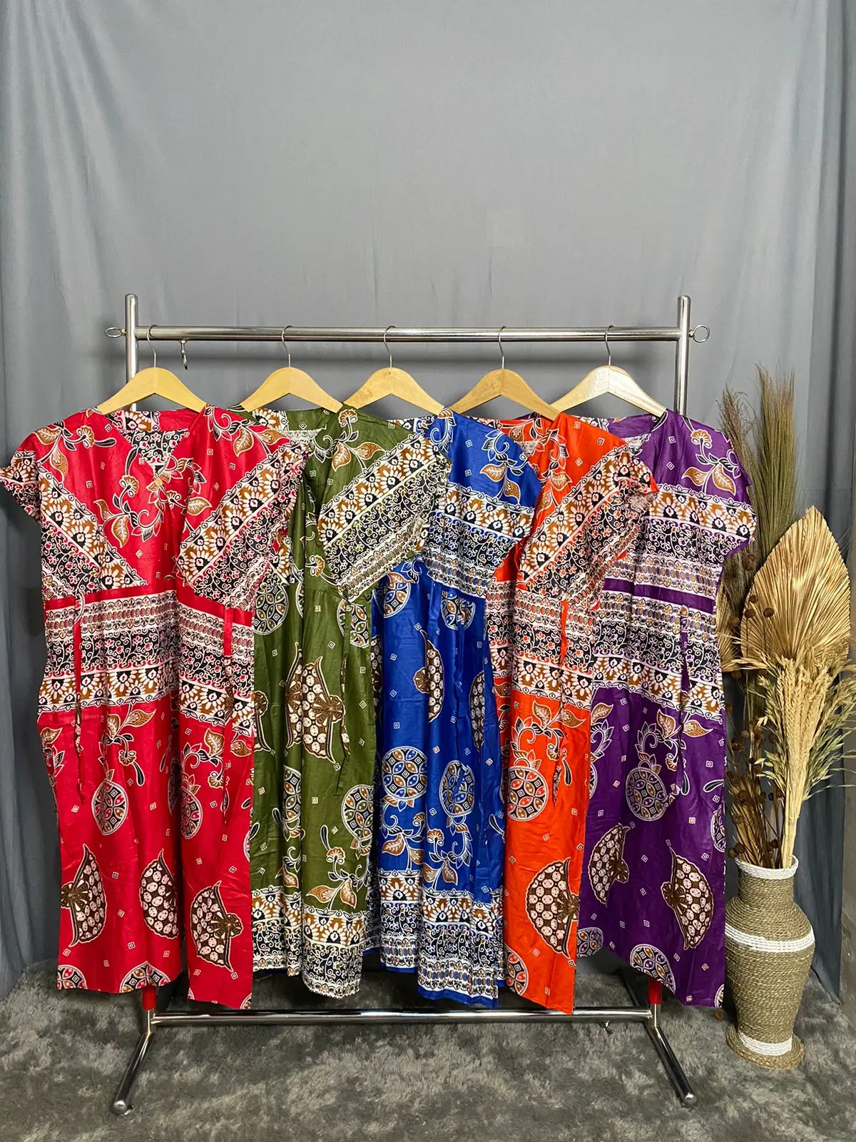 Daster Kimono Batik / Daster Kimono Jumbo / Daster Kimono Big Size / Daster Jumbo murah / Dater Rayon Jumbo Murah / Daster Wanita