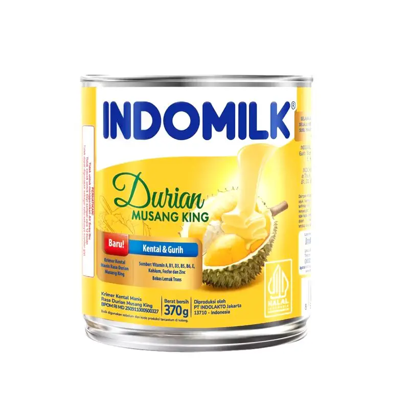 Product Introduction of indomilk durian musang king kaleng susu kental manis 1