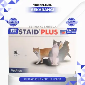 ECER CYSTAID PLUS 1 KAPSUL - Untuk Hewan Kesayangan Kucing
