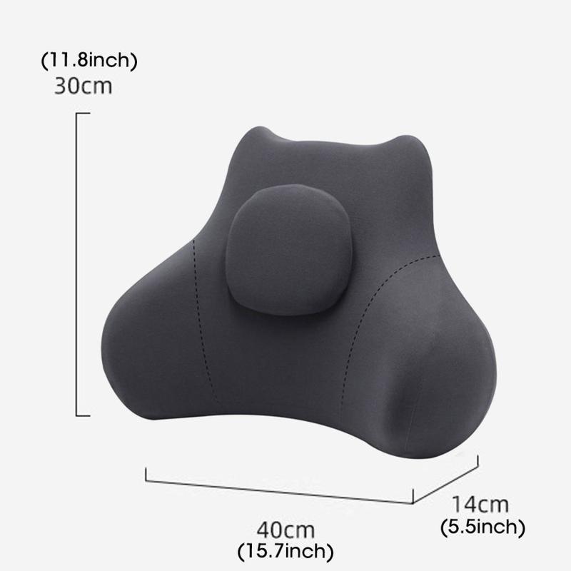 Product Introduction of Memory Foam Waist Pillow Car Lumbar Support Cushion Driver Auto Seat Back Cushion Waist Support Relieve igue 27