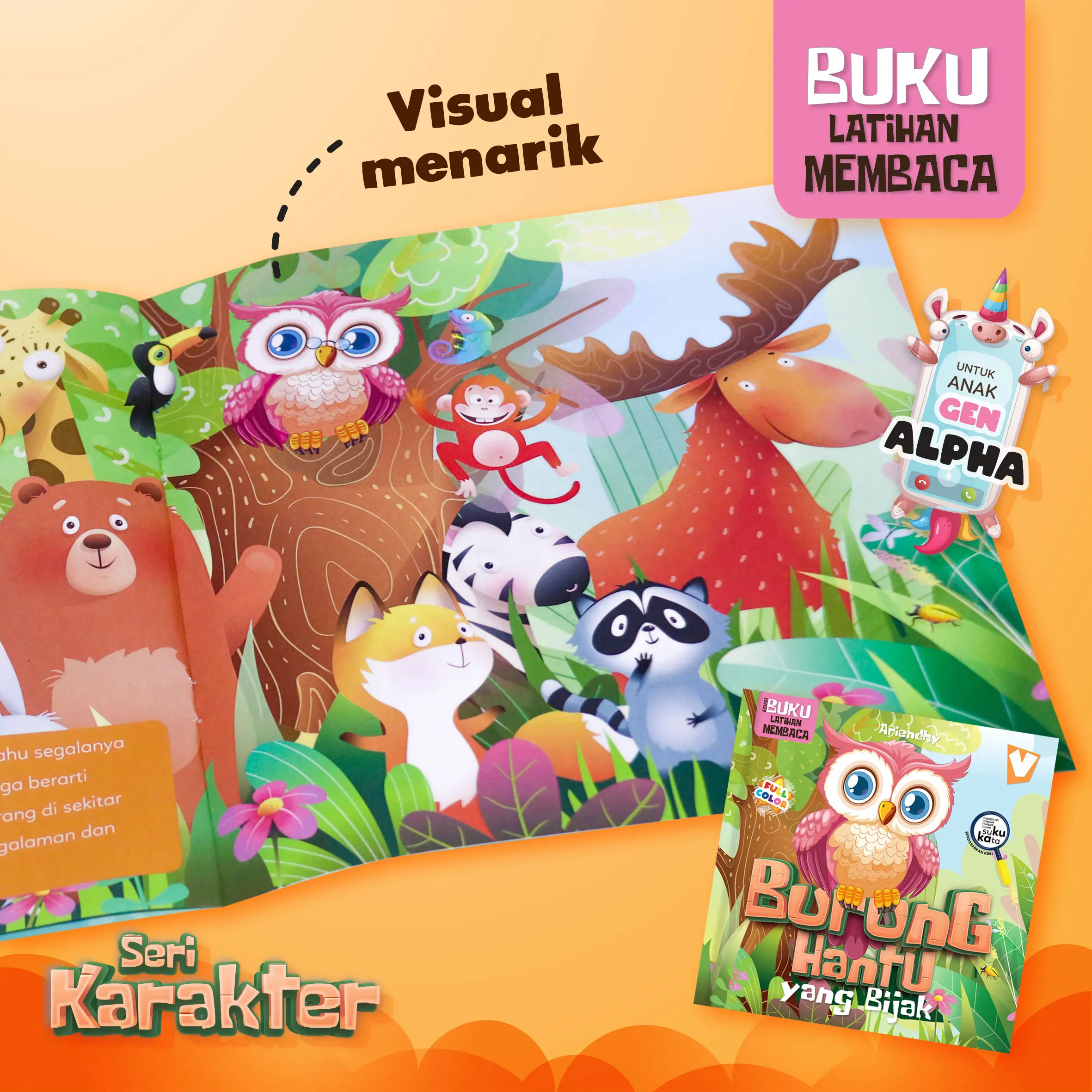 Buku Latihan Membaca - Edisi Dongeng - Gavins Story Books