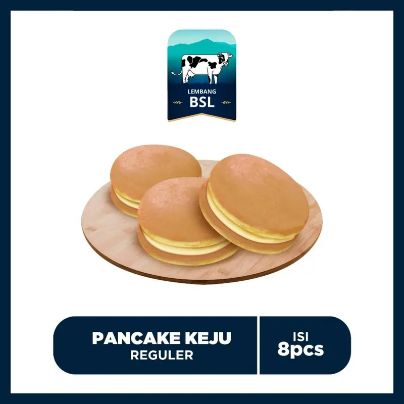 [KHUSUS JAWA & BALI] Pancake Keju Lembang - Isi 8/Box 0