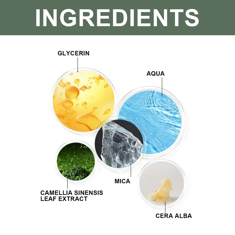 EELHOE Green Tea Solid Mask Deep Cleansing Hydrating Moisturizing Clay Mask Facial Skin Care Peel Face Mud Mask Stick 3