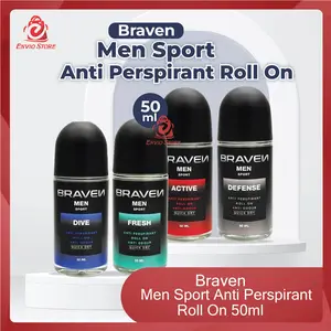ENVIO - Braven Men Sport Anti Perspirant Roll On 50ml - Deodorant Anti Perspirant