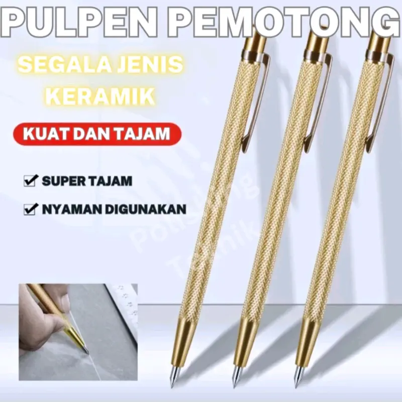 Pen Pemotong Ukir Segala Jenis Keramik Ubin Nat Kaca Stainless Metal 0
