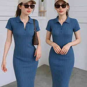 ZRS Dress Rajut Dyana Ld 90 - 100 cm P 110 cm B 300 gr Cotton Polyester #4405