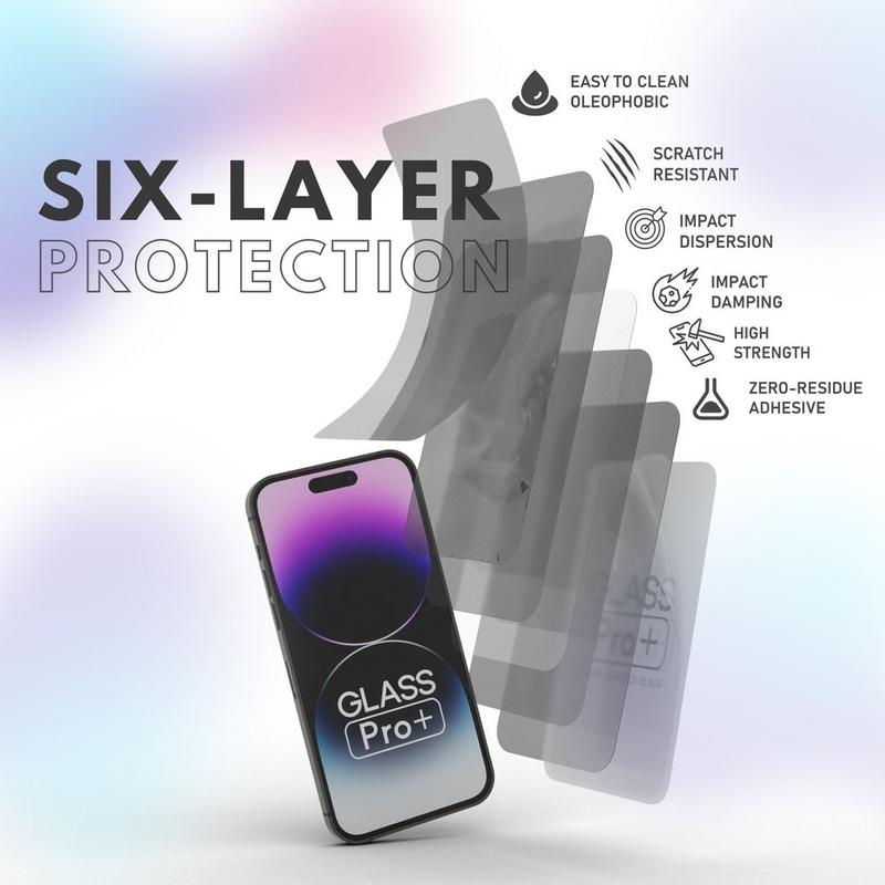 For TECNO SPARK 20 PRO PLUS 20 PRO+ - Hybrid Glass Hydrogel Full Cover Depan Belakang Anti Gores Premium Screen Protector Glossy Glass Pro - NOT Tempered Glass Matte Anti Gores Kaca Anti Crack Privacy Easy Install Gorilla Glass Anti Static hg-clear-carbon 1