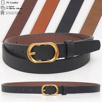 Gambar Ikat Pinggang Kulit Vintage Wanita, Sabuk Kulit Pu Fashion Elegan Cewek Lebar 2,5 cm - Hitam, 105 cm dari TALOCCO Kota Administrasi Jakarta Pusat 1 Tokopedia