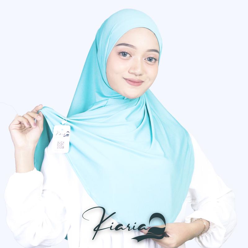 Kiaria - Daily Hijab Jilbab Instan Non Pet Jersey Premium Aleena Oval 6