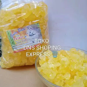 Gula Batu Kristal CAP TEKO - Potongan Kecil 1kg - Praktis dan Hemat - Kemasan Bundelan Mudah di Gunakan - Manis lembut alami Sugar Food