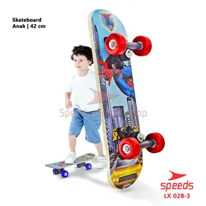 SPEEDS Papan Skateboard Anak Pennyboard Mainan Papan Skate Fullset Freestyle Anak Outdoor 028-1705-2406