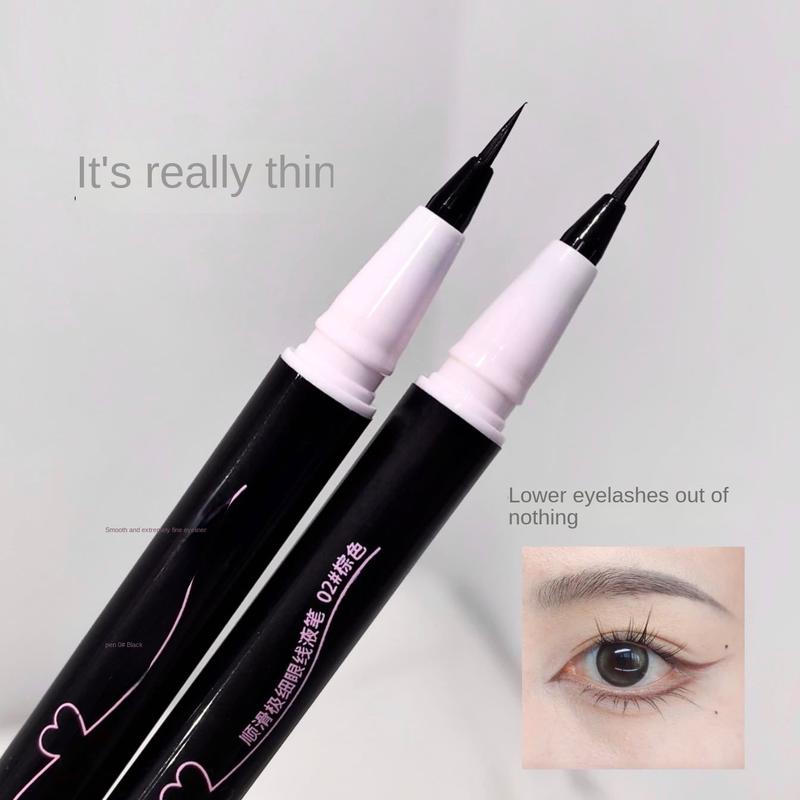Product Introduction of Kakashow Smooth and Fine Liquid Eyeliner Smooth Waterproof Sweat-Proof Not Smudge Beginner Lower Eyelashes Cheap Lipliner Makeup 6
