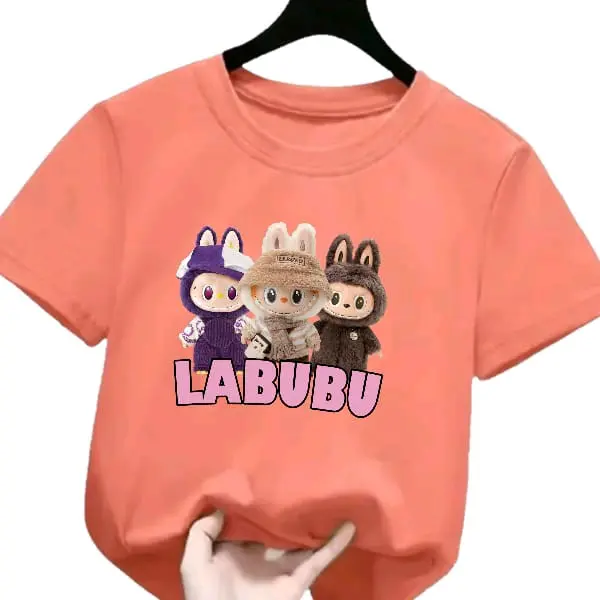 kaos atasan anak perempuan motif lucu yang lagi viral atasan anak cewek bahan katun Fashion 8