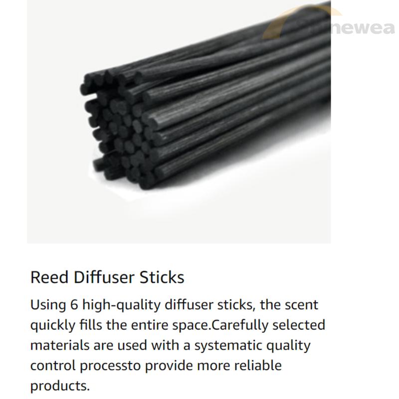 Product Introduction of 115ML Essential Oil Diffuser with Sticks Home Fragrance Essential Oil Reed Diffuser for Home Bedroom Bathroom Shelf Office Hotel air Freshener Car Diffuser 6