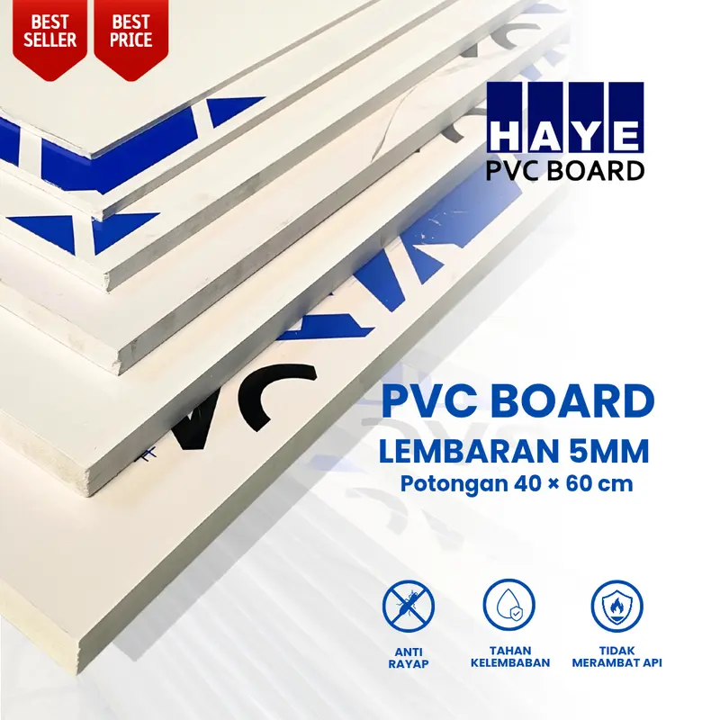 HAYE Pvc Board Potongan 40 x 60 5mm Pvc Foam Board Furniture aestetic anti rayap 0