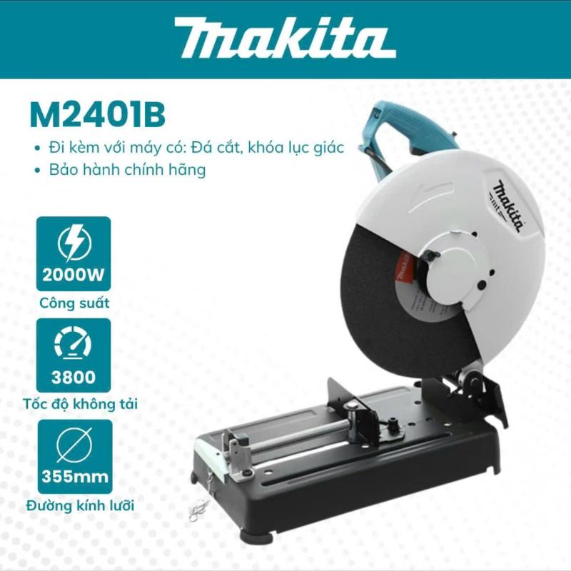 Máy cắt sắt bàn Makita M2401 chính hãng công suất 2000W điện 220 sản xuất Thái Lan