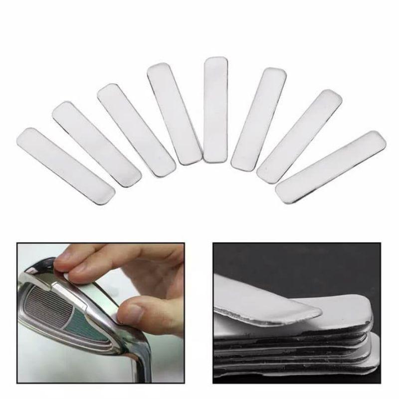 10pcs Sticker Pemberat Raket Tape Lead Timah Pemberat Golf Tape Timah Pemberat Untuk Raket Golf/Tenis 3