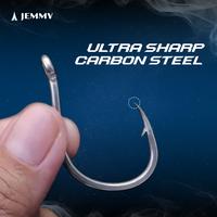 Gambar JEMMY Kail Pancing High Carbon Steel Anti Karat Super Tajam Twisted Point Tahan Korosi Isi 10 Pcs KUP021 - 5/0# dari JEMMY Indonesia Kota Administrasi Jakarta Barat 5 Tokopedia