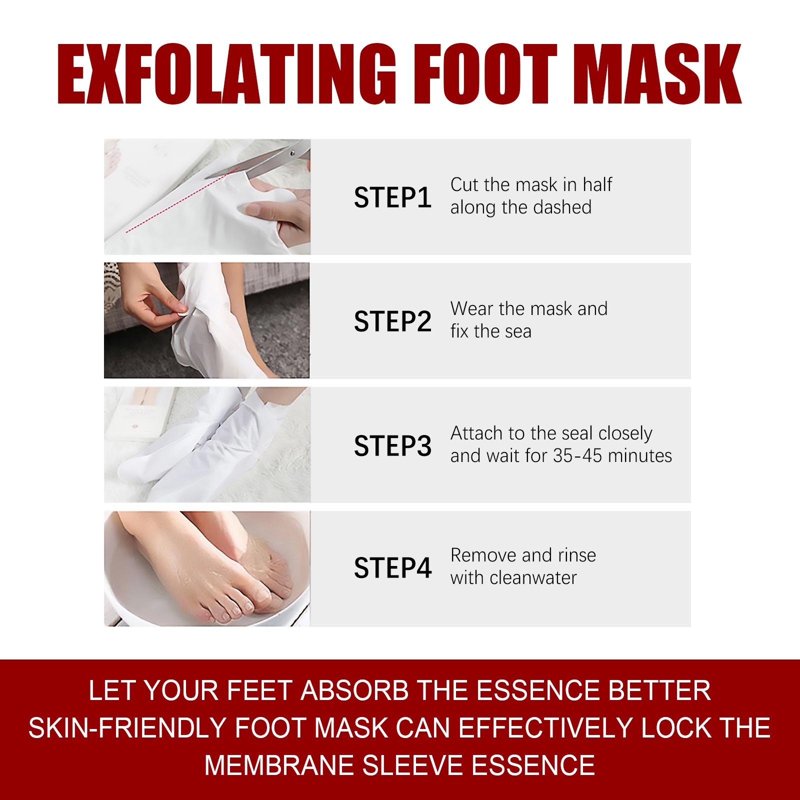 Jaysuing 【Masker Kaki Eksfoliasi AHA 1pasang】 Melembapkan dan Melembutkan/Penghilang Kutil/Eksfoliasi Kulit Mati/Perawatan Kaki Melembapkan dan Menghidrasi/Masker Kaki Tersedia BPOM Cicilan Jaysuing 【Masker Kaki Eksfoliasi AHA 1pasang】 Melembapkan dan Melembutkan/Penghilang Kutil/Eksfoliasi Kulit Mati/Perawatan Kaki Melembapkan dan Menghidrasi/Masker Kaki Tersedia BPOM Cicilan