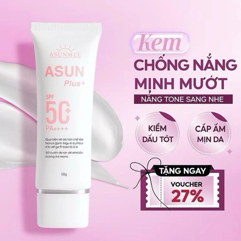    BÁN CHẠY HOT   KEM CHỐNG NẮNG ASUN SPF 50+ BẢO VỆ LÀN DA 