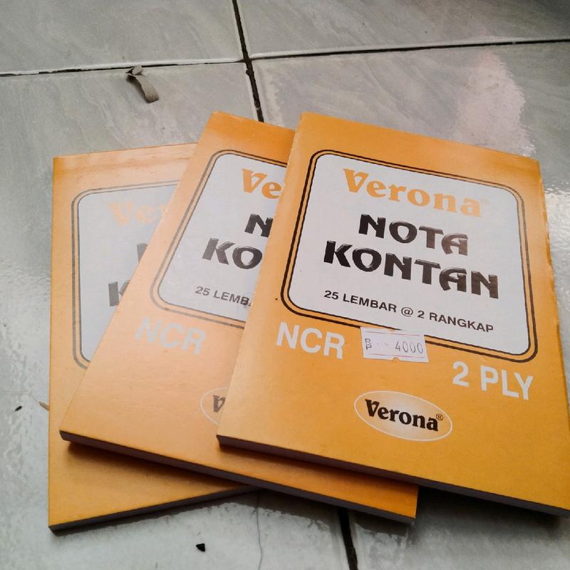 Buku Nota 2ply 25 lembar 2 rangkap - Shop | Tokopedia