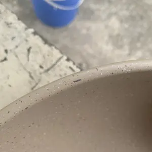 [SAMBUT AWAL TAHUN] TEXANIA Wajan 30cm Wajan Anti Lengket Warna Cream Kitchenware