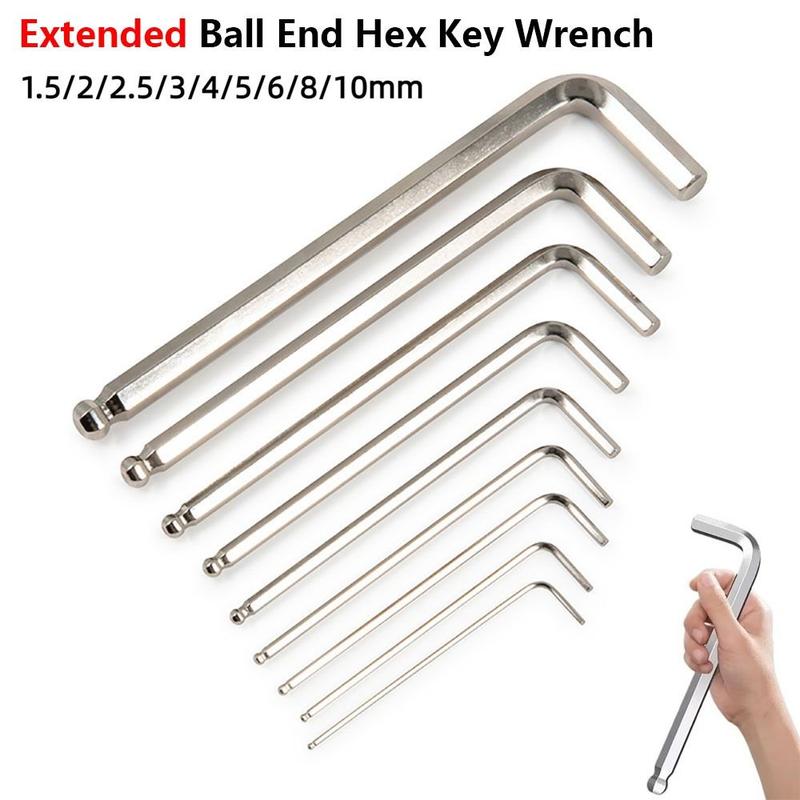 Malili Tools 1 cái Mới 1,5-10mm Bộ chìa khóa lục giác Allen mở rộng Thép CR-V…