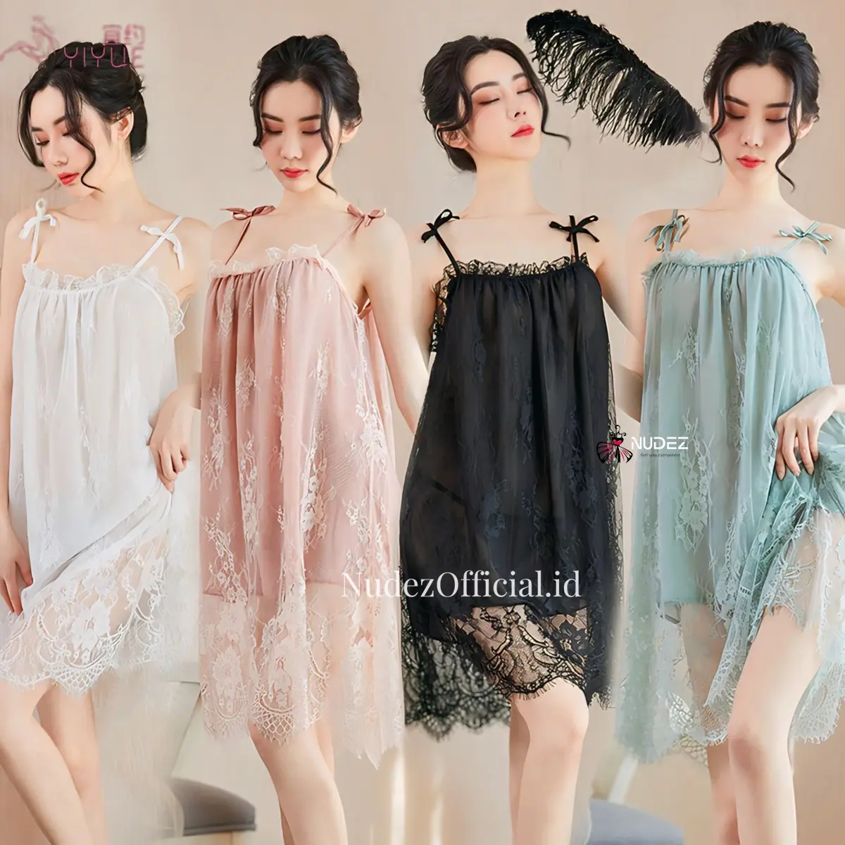 Lingerie Sexy Hot Binal Baju Tidur Seksi Wanita Dewasa Dress Bahan Premium N60 Model Lembut