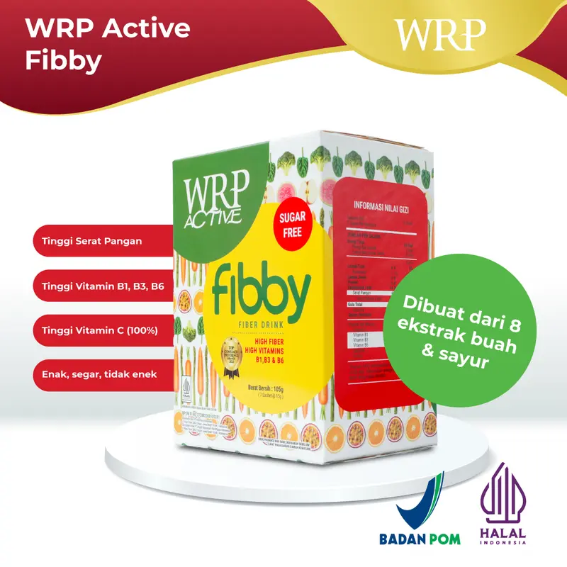 WRP Bundling Active Fibby Fiber Drink 105G+ Folded Bag 2