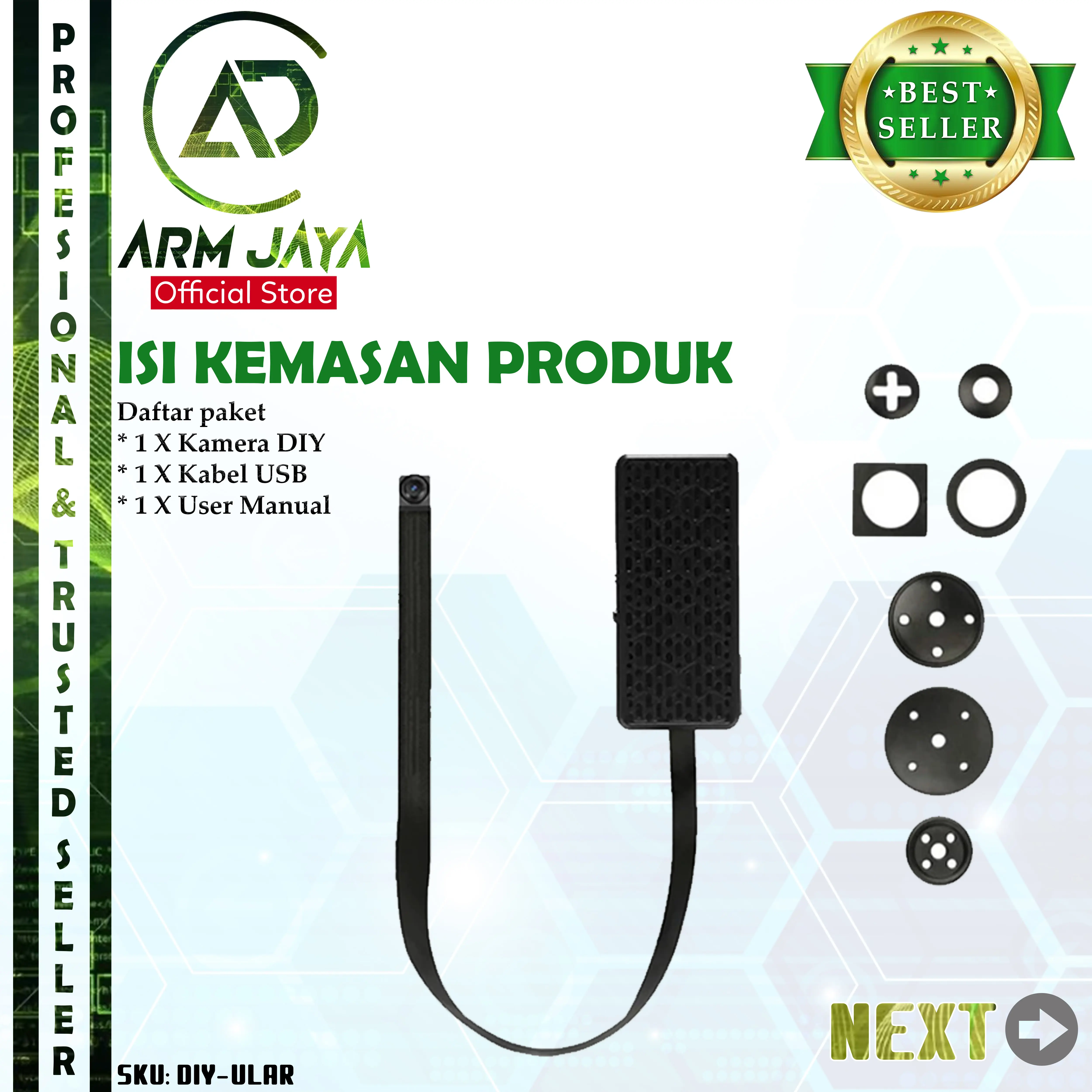 DIY-ULAR Kamera IP Camera Diy Module CCTV Wifi Wireless HD 1080P Deteksi Gerak Motion Detection Hidden Spycam Camcorder Perekam Vidio Poto Kamera Penga s Pemantau Keamanan ah dengan Akses J Jauh APP Monit ng Cctv Kecil Unik
