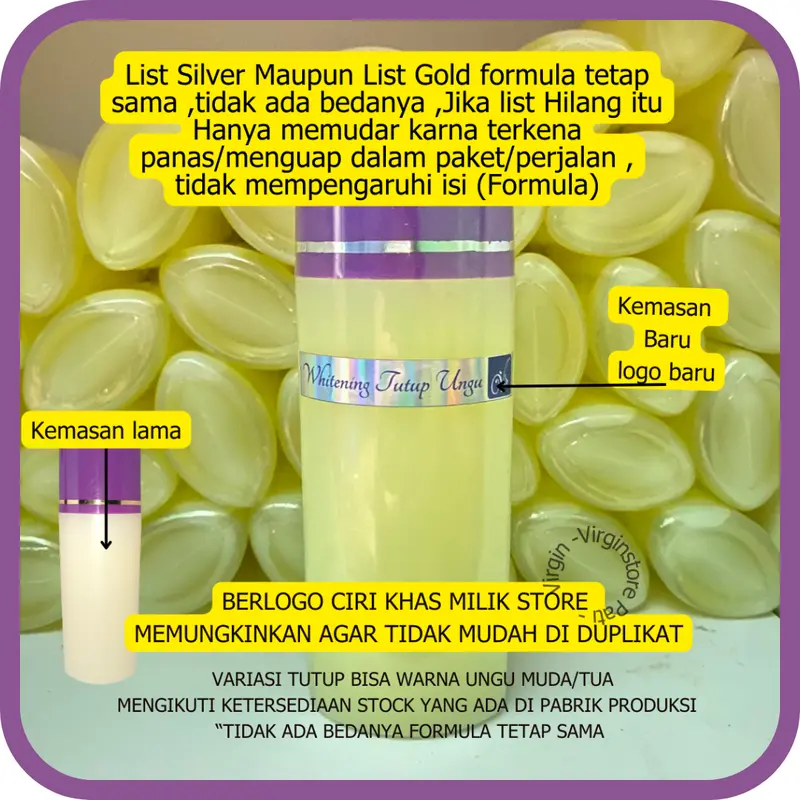 P.2in1 HB MLM & TONER BADAN HB LOTION TUTUP UNGU - PENCERAH BADAN DOSIS TINGGI - Cair mudah menyerap - Lotion Pemutihan 2