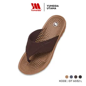 (BELI 2 DISKON) Yumeida GT-6032 L - Sandal Jepit Pria Slop Kesehatan Karet Anti Slip Air