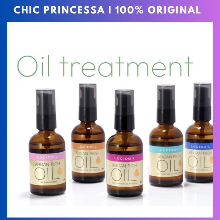 LUCIDO-L Japan Argan Rich Oil EX Hair Treatment Oil 60ml ORIGINAL - Pink Smooth