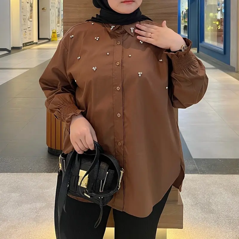 ANEESA-Keli Shirt | Kemeja wanita berpayet | atasan wanita 7