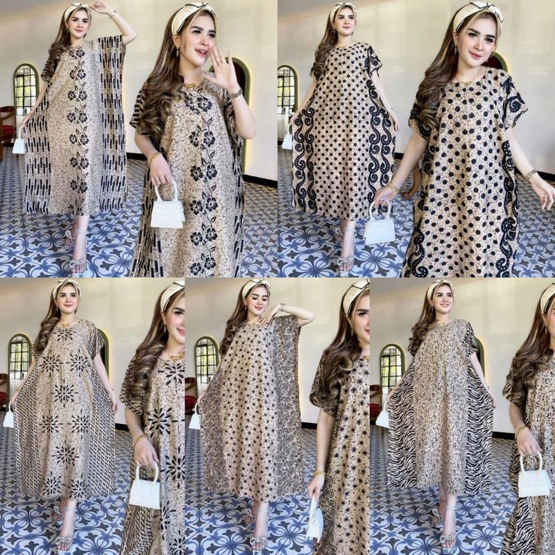 Product Introduction of Daster Lowo Jumbo Wanita Dewasa Premium LD 130cm Moccacino Busui Bumil Motif Kekinian Terbaru Rayon Santai Dress Tidur 2